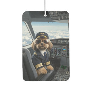 Ambientador AirFreshener divertido para coche con piloto Shih 