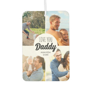 Ambientador Alegre Amor Te 'Papá' Colage de Fotos Personalizad
