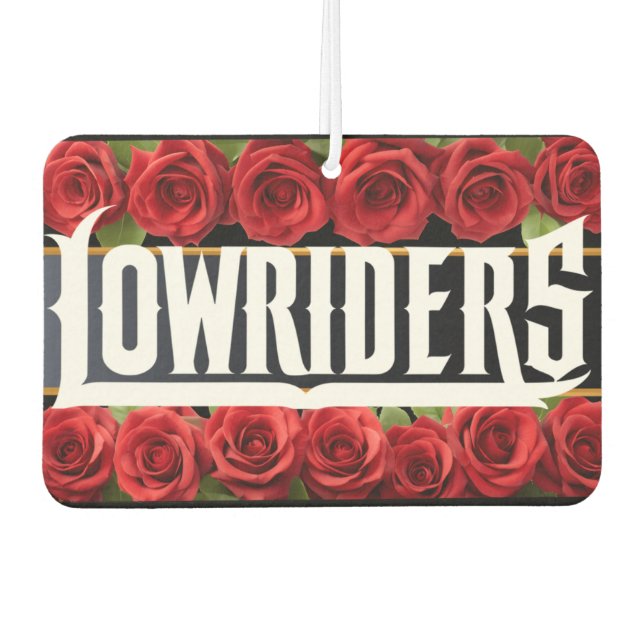 Ambientador Alfombra para piso de auto LowRider (Anverso)