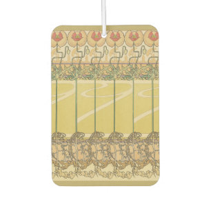 Ambientador Alfonse Mucha Amapolas Papel Pintado Floral Art No