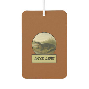 Ambientador Alligator Saddle Brown Auto/Truck Air Freshener