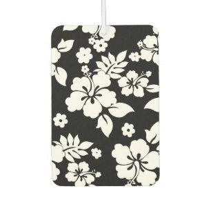 Ambientador Aloha Black Classic Hawai Hibiscus Print