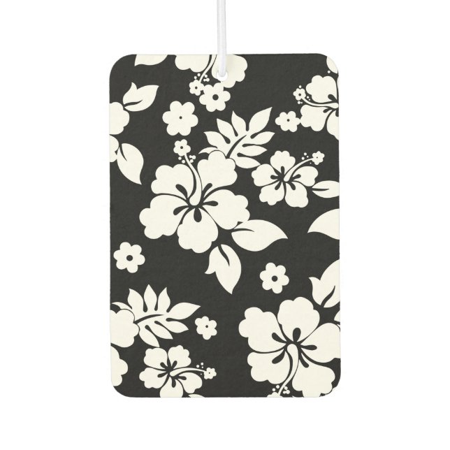 Ambientador Aloha Black Classic Hawai Hibiscus Print (Anverso)