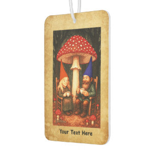 Ambientador Amanita Mushroom y Gnomes