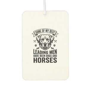 Ambientador Amante de perros y caballos diseño vintage para ho