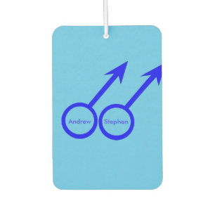 Ambientador Amantes gay de aire personalizado Freshener