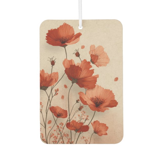 Ambientador Amapolas rojas.  (Anverso)