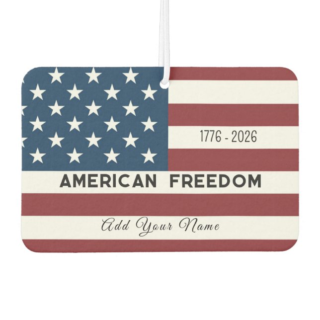 Ambientador American Freedom Personalized Name (Anverso)