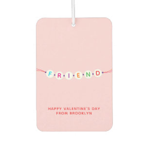 Ambientador Amigo lindo brazalete de amistad rosa San Valentín