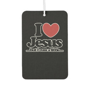 Ambientador Amo a Jesús pero maldigo un poco