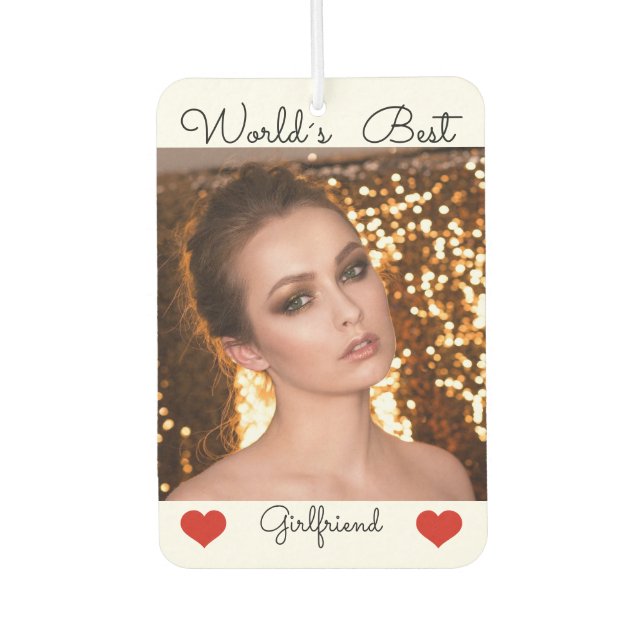 Ambientador Amo a mi novia Air Freshener (Anverso)