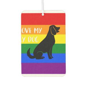 Ambientador Amo A Mi Perro Gay