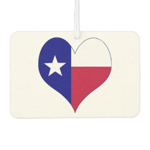 Ambientador Amo el corazón de la bandera de Texas