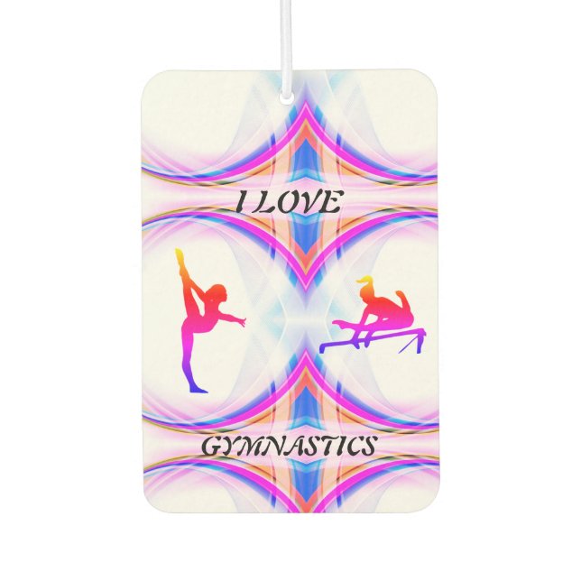 Ambientador Amo la gimnasia Air Freshener (Anverso)