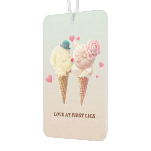 Ambientador Amor a Primera Lamedura: Arte de Helado de Bichon