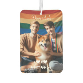 Ambientador Amor de pareja gay segura | Foto personalizada