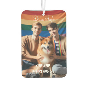 Ambientador Amor de pareja gay segura   Foto personalizada
