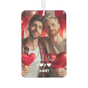 Ambientador Amor de pareja gay segura   Foto personalizada