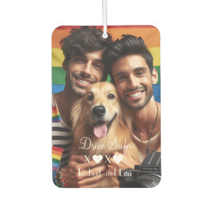 Ambientador Amor de pareja gay segura   Foto personalizada