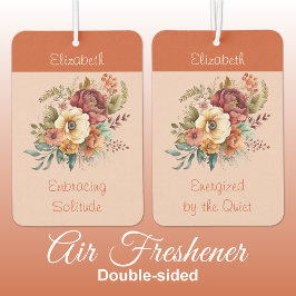 Ambientador Añadir nombre para introvertidos soledad naranja f