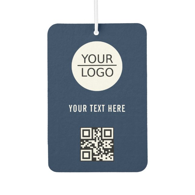 Ambientador Añadir tu logotipo Personalizado de código QR Prom (Anverso)
