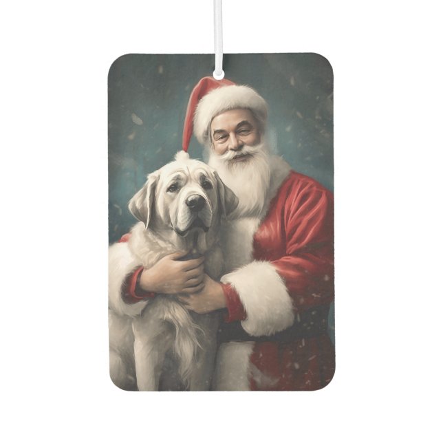 Ambientador Anatolian Shepherd con Navidades de Santa Claus (Anverso)