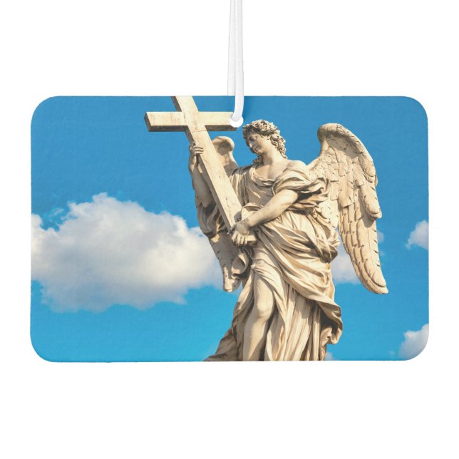 Ambientador Ángel con la cruz (Anverso)