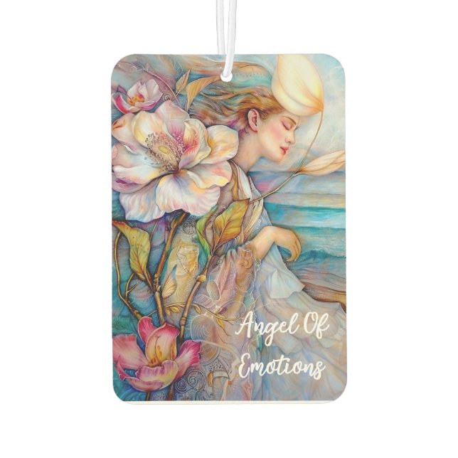 Ambientador Ángel de emociones Aire Turquesa Freshener (Reverso)