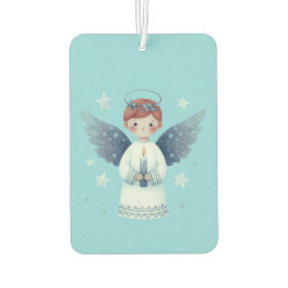 Ambientador Ángel sosteniendo una vela