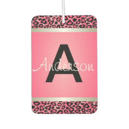Ambientador Animal Pink & Black Leopard | Monograma