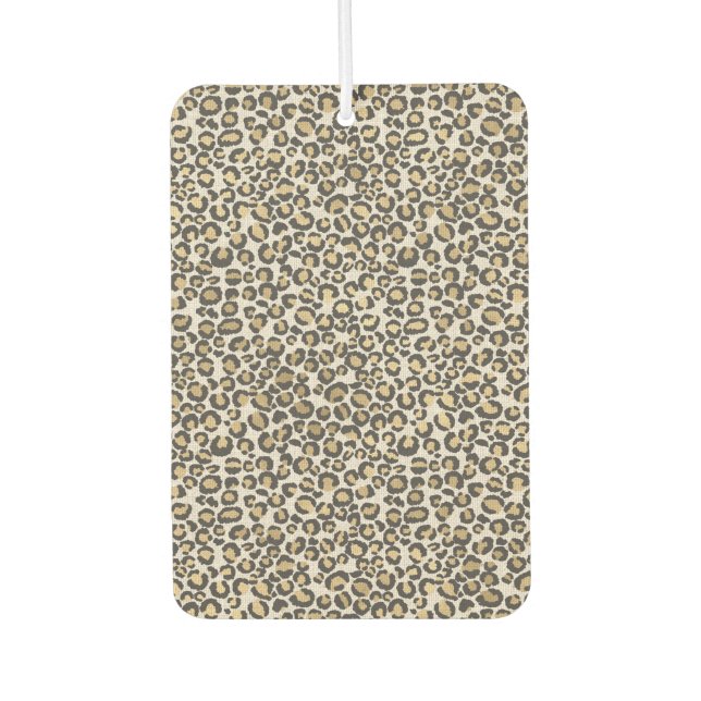 Ambientador Animales de impresión automotriz Leopard Nuetrals  (Anverso)