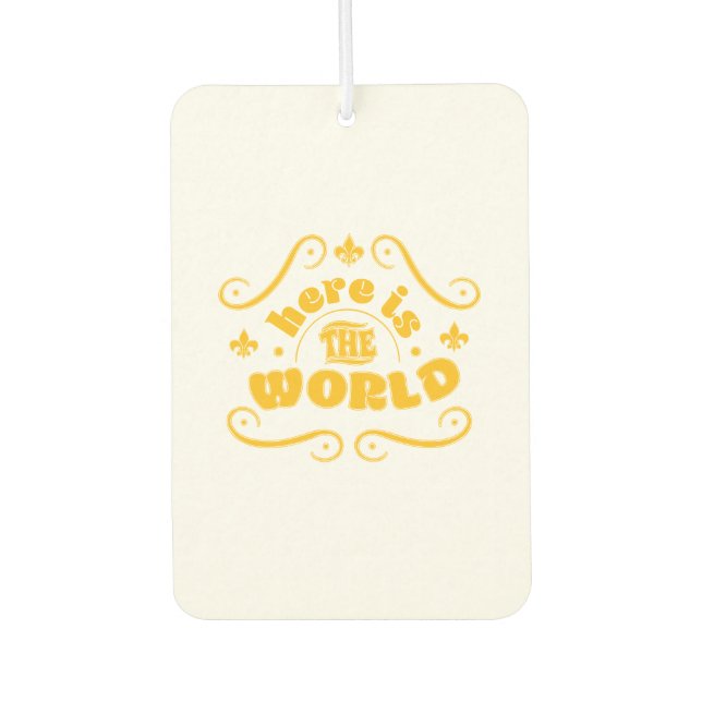 Ambientador Aquí está el mundo (Anverso)