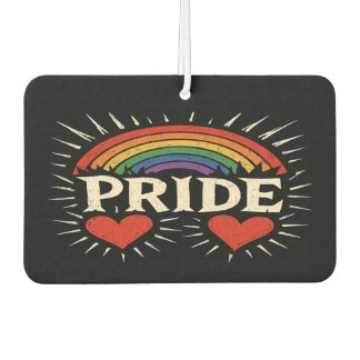 Ambientador Arcoiris Retro PRIDE negrita