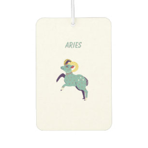 Ambientador Aries rosa, zodiaco, impresión de signo zodiacal