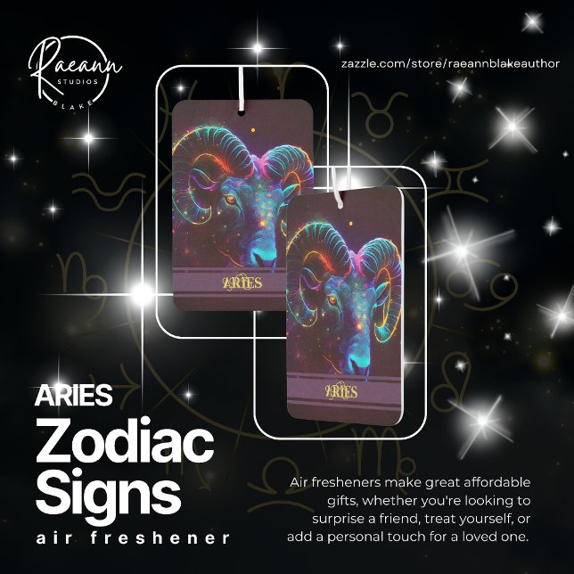 Ambientador Aries Zodiac Rótulos Freshener de aire celeste (Subido por el creador)