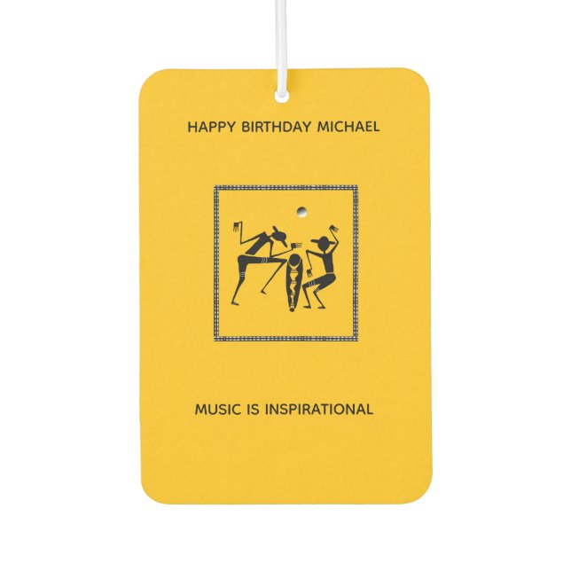 Ambientador Arte africano, danza ligera de luna (Anverso)