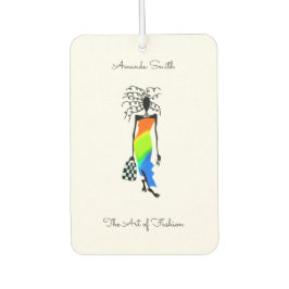 Ambientador Arte africano, elegante y elegante dama de moda