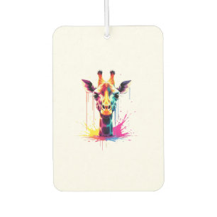 Ambientador Arte animal africano La colorida jirafa para diver