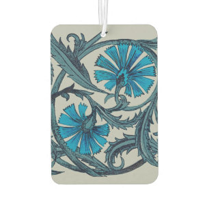 Ambientador Arte de azulejo decorativo vintage azul antiguo fl