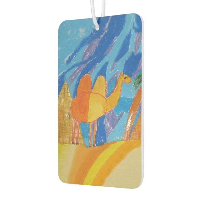 Ambientador Arte de camello por niños (Izquierda)