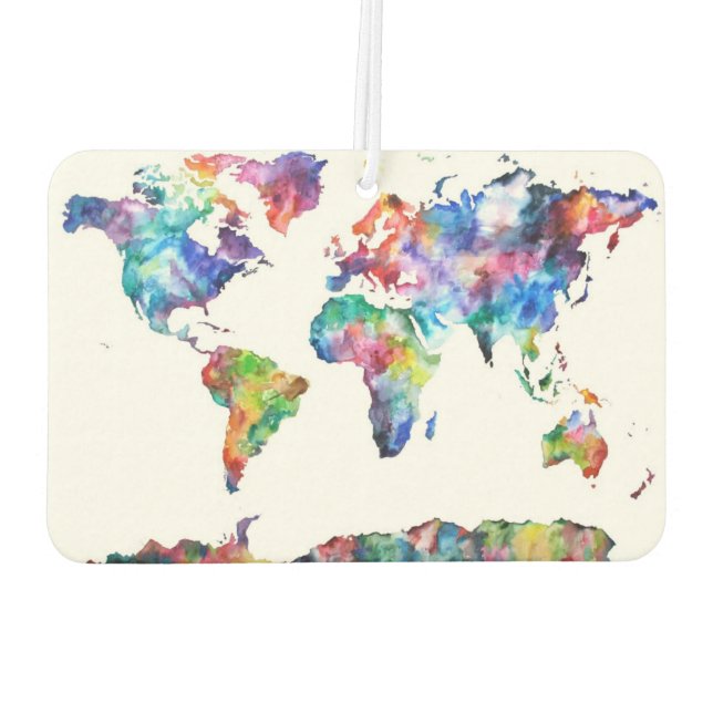 Ambientador Arte de Mapa Mundial (Reverso)