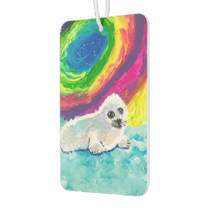 Ambientador "Arte de niños" de foca infantil