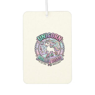 Ambientador Arte de Unicorn Roller Disco POD Listo para Market