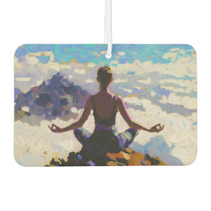 Ambientador Arte de Yoga: Belleza Equilibrada (Pintura al Óleo
