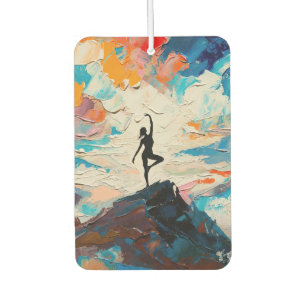 Ambientador Arte de Yoga: Belleza Equilibrada (Pintura al Óleo