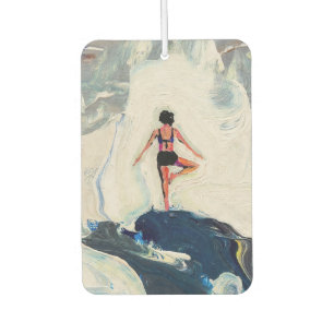 Ambientador Arte de Yoga: Belleza Equilibrada (Pintura al Óleo