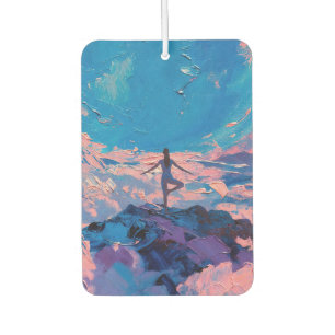Ambientador Arte de Yoga: Belleza Equilibrada (Pintura al Óleo