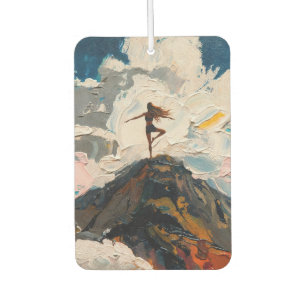 Ambientador Arte de Yoga: Belleza Equilibrada (Pintura al Óleo