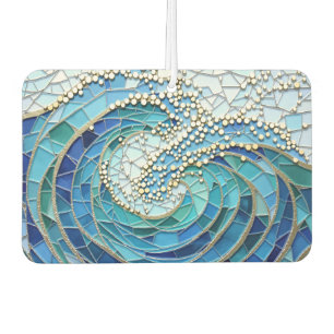 Ambientador Arte en Mosaico de Mar de Olas