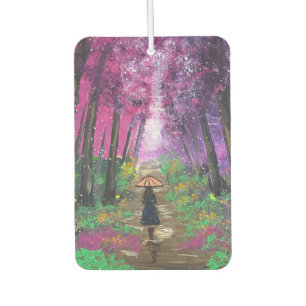Ambientador Arte hecho a mano - Caminando solo